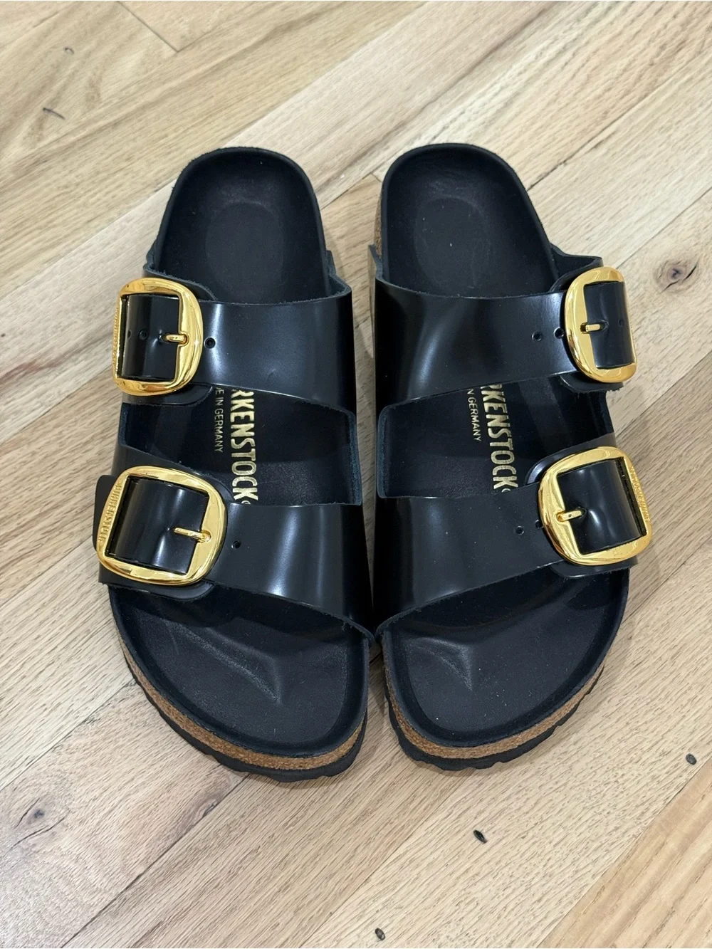 Birkenstock Arizona Big Buckle High Shine Sandals - Picture 7 of 7